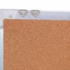 Aluminum Push Pin Cork Bulletin Board