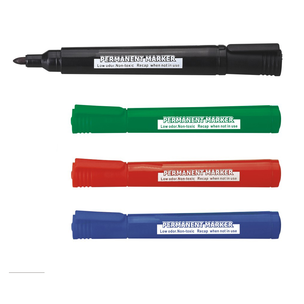 Permanent Black Ink Marker Pen