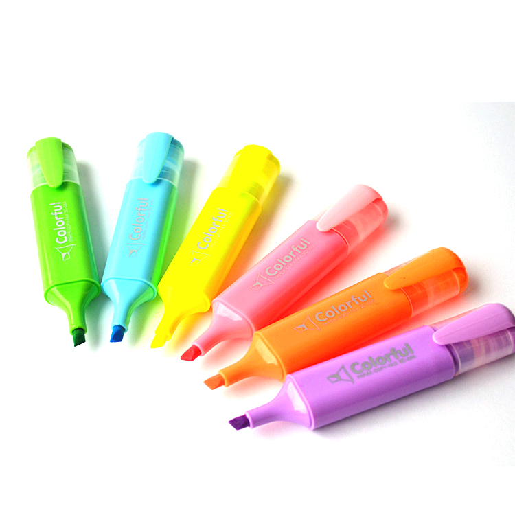 Fluorescent Highlighter Pen | Office Highlighter | Chisel Tip Highlighters