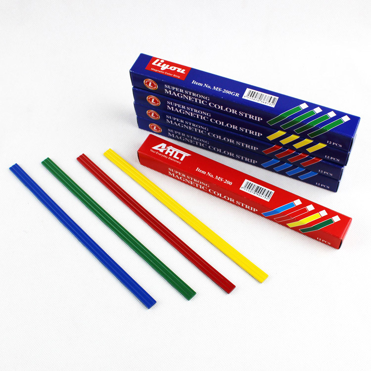 Assorted Colorful Whiteboard Magnetic Strip Bar