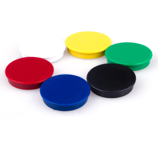 Color Plastic Magnet Button For Whiteboard