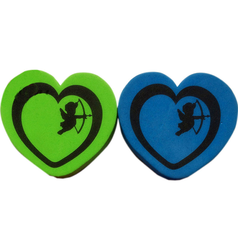 Magnetic Whiteboard Eraser Dry Eraser Heart Shape (1)