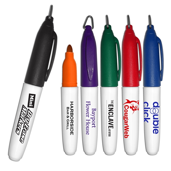 Mini Dry Erase Marker with Key Ring