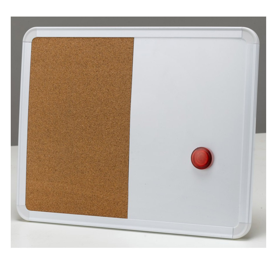 Combination White Cork Board Set