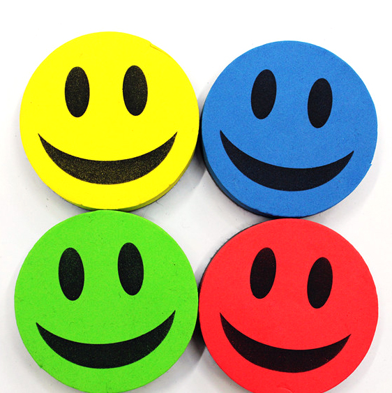 Smiling Face Eva Whiteboard Eraser