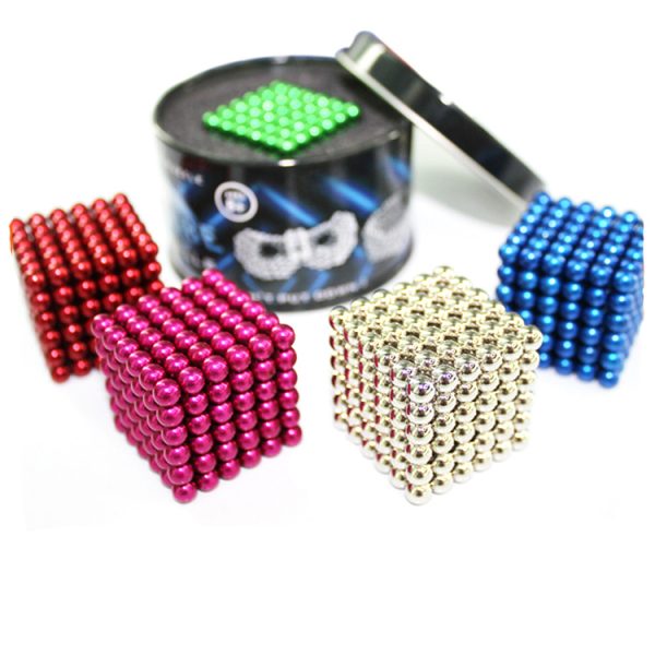 small silver magnetic balls