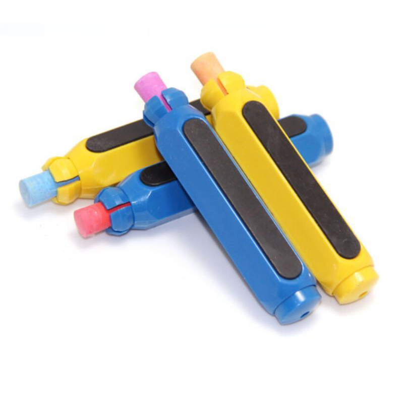 thumbnail image 2 of Paichley Railroad Chalk Holders - 10pc Colorful Sidewalk Chalk Clip Set For Kids & Teachers 2 of 12