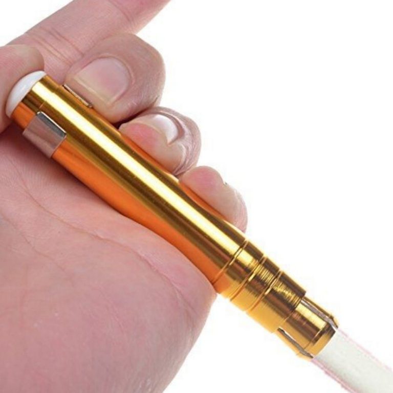 Set Of 2 Aluminum Alloy Chalk Holders - Silver - Djibouti