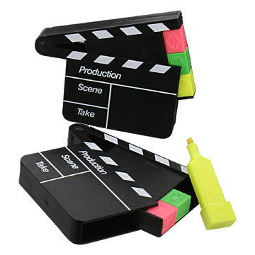 Film Clapper Board Highlighter Pen