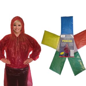 Rain Poncho For Adults | Adult Poncho | Disposable Rain Poncho